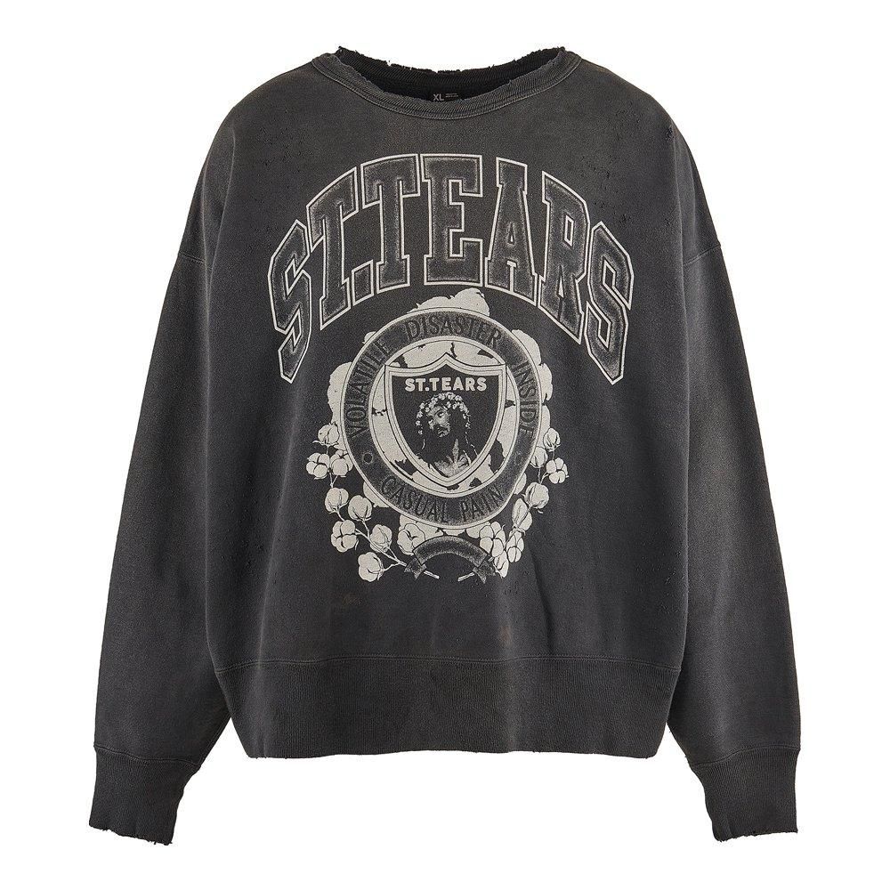 SAINT MXXXXXX | DT CREW NECK SWEAT SHIRT ST.TEARS / BLACK