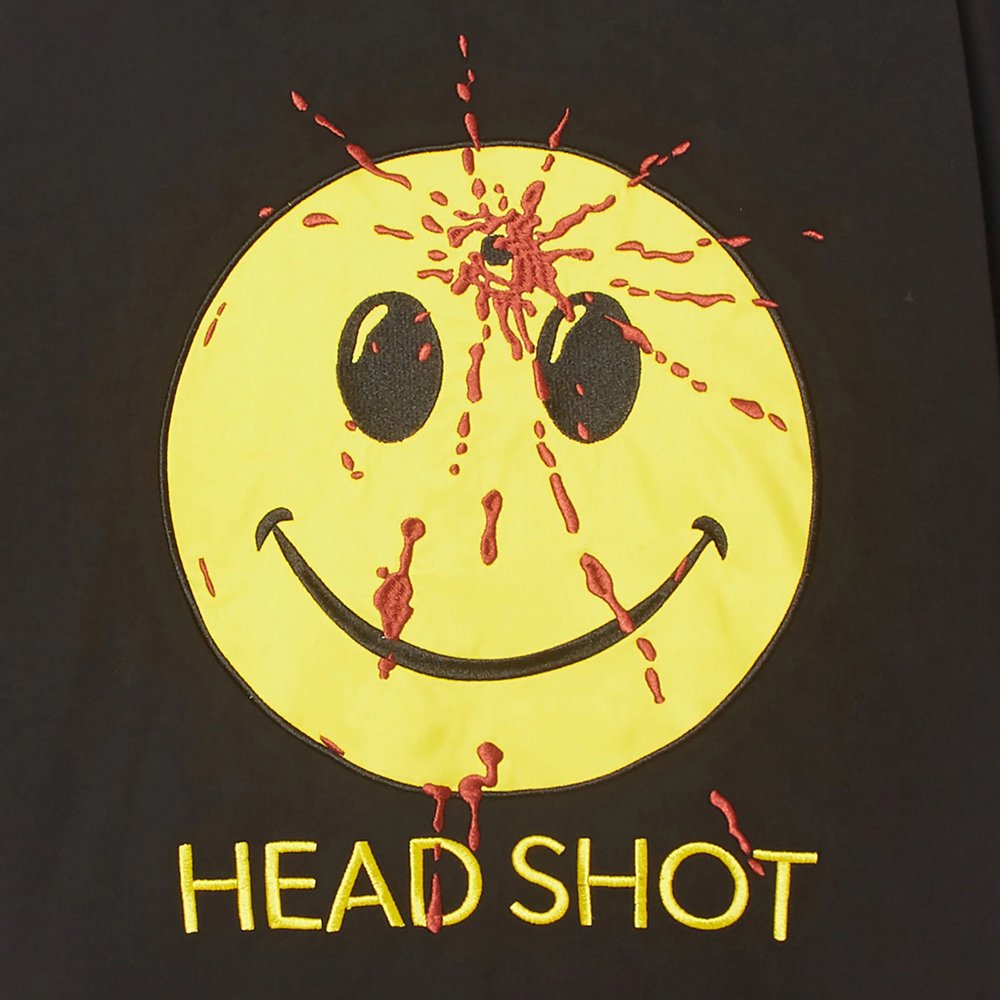 MAYO | HEAD SHOT EMBROIDERY SHORT SLEEVE TEE / BLACK
