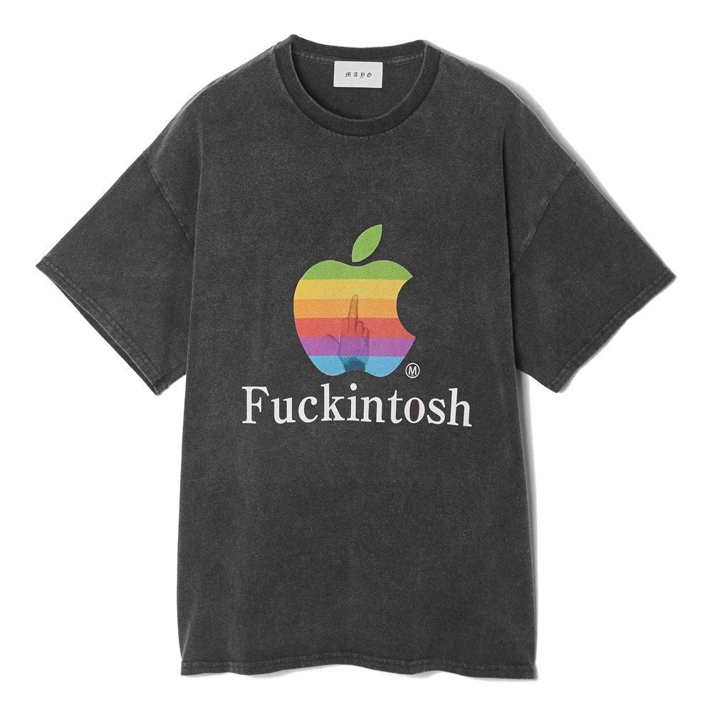 MAYO | FUCKINTOSH SHORT SLEEVE TEE / FADE BLACK