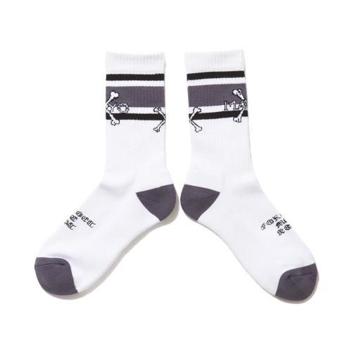 MAYO | CROSS BONE SOX / WHITE