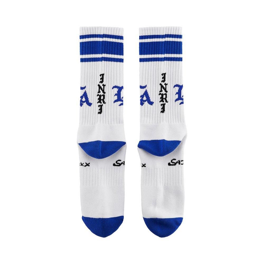 SAINT MXXXXXX(セントマイケル) 商品ページ - BR SOCKS LA / WHITE SAINT MXXXXXX(セントマイケル) 商品ページ - BR SOCKS LA / WHITE