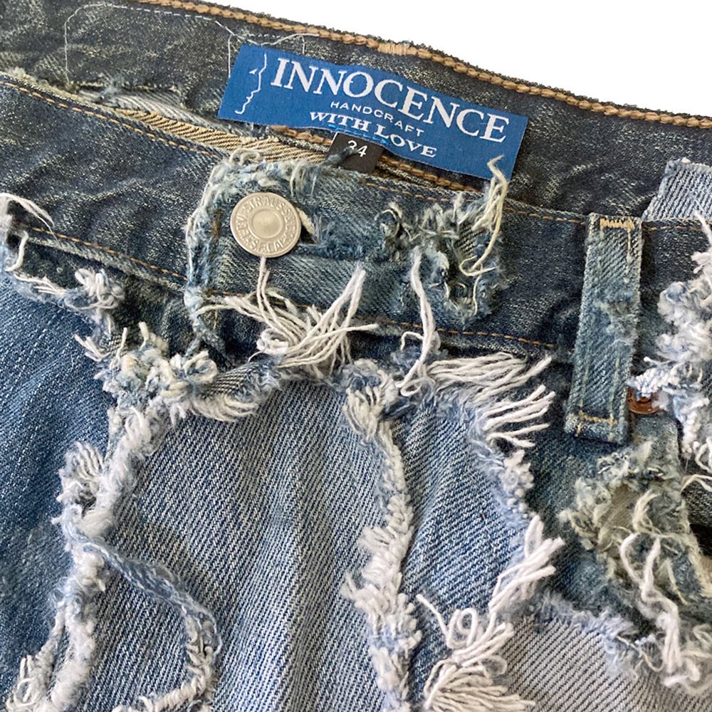 INNOCENCE | PATCHWORK SHORTS / DENIM