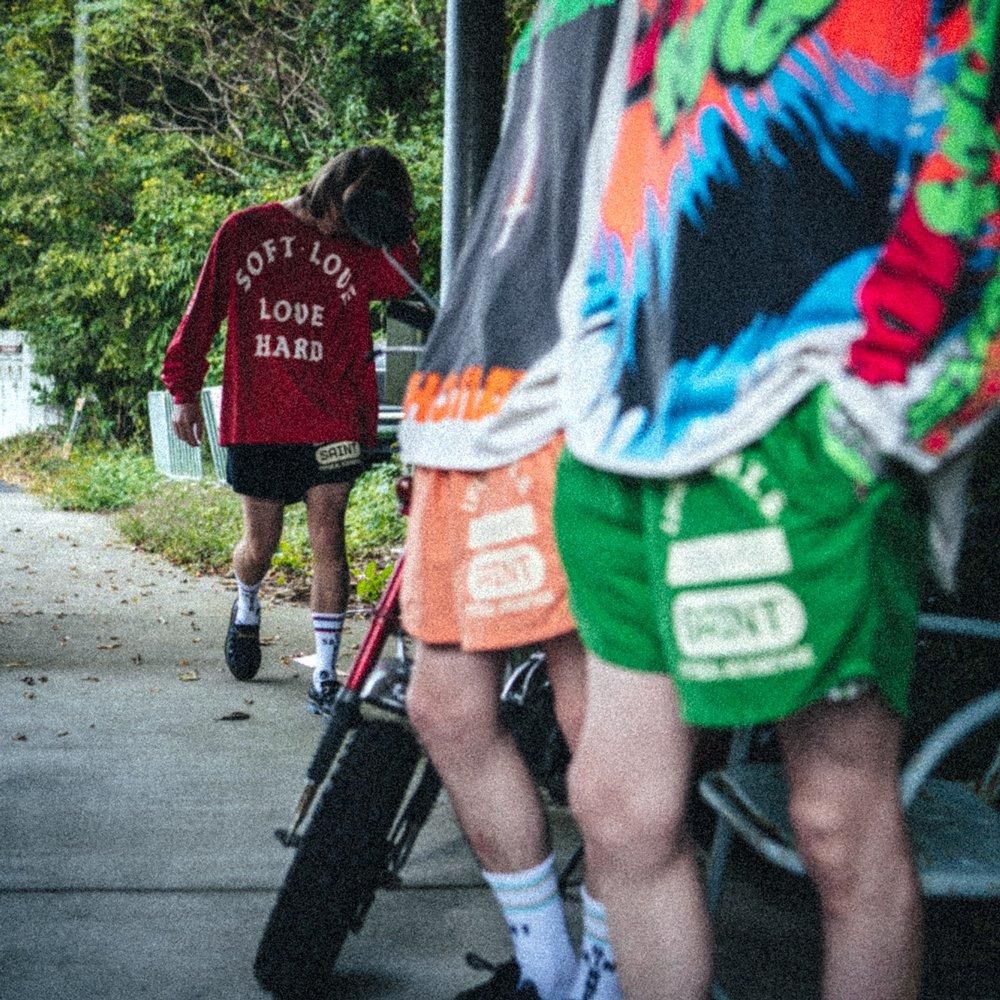 SAINT MXXXXXX | EASY SHORTS CREATION / ORANGE