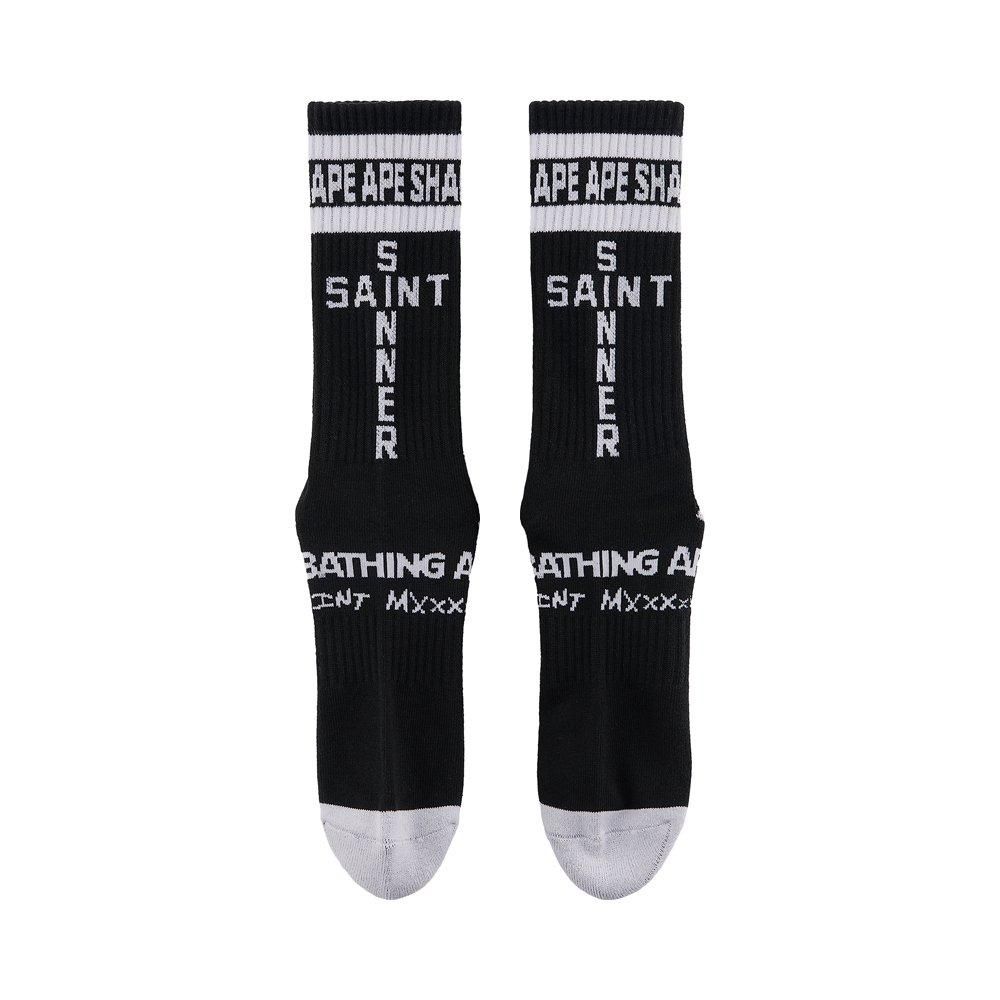 SAINT MXXXXXX(セントマイケル) 商品ページ - AP SOCKS APE / BLACK