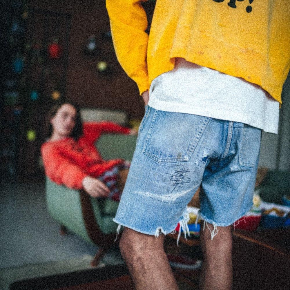 SAINT MXXXXXX | DENIM SHORTS DAMAGE / BLUE