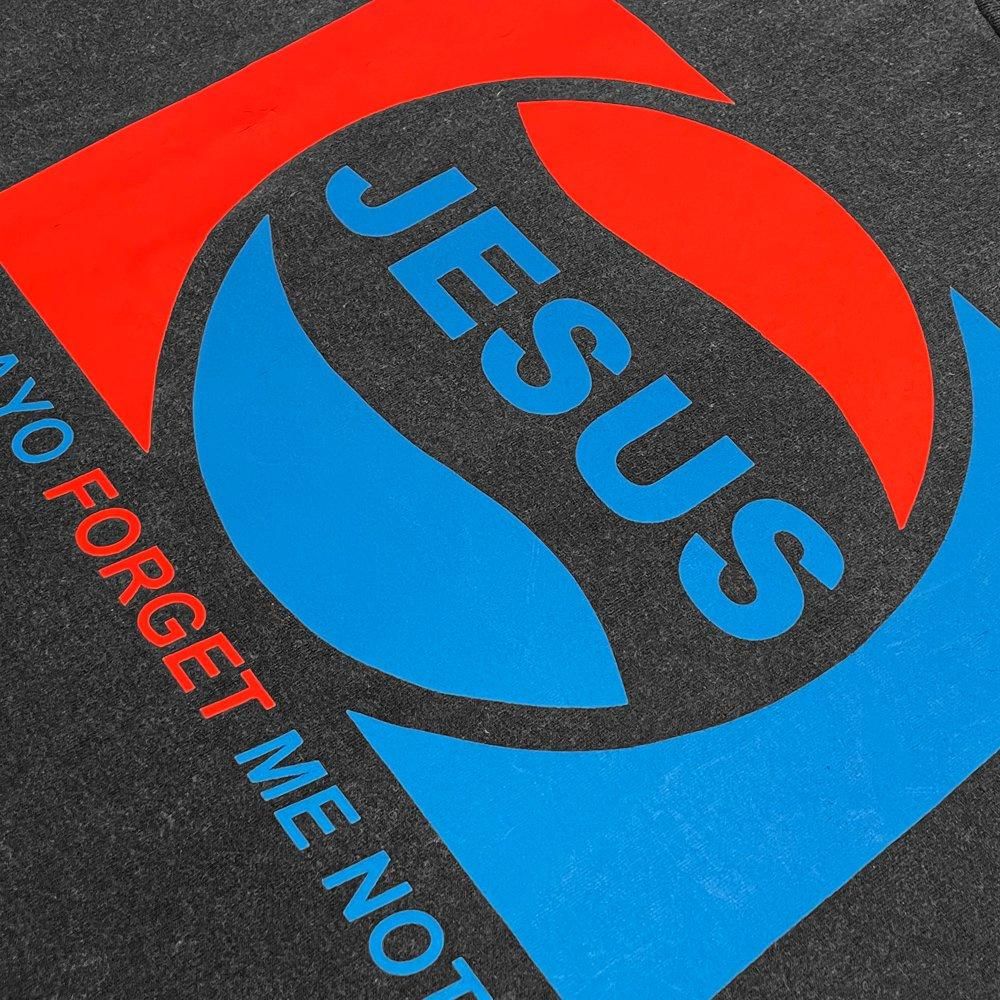 MAYO | JESUS PEPSI SHORT SLEEVE TEE / BLACK