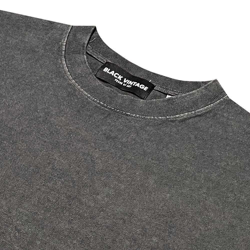 BLACK VINTAGE | S/S TEE VINTAGE DYEING / CHARCOAL