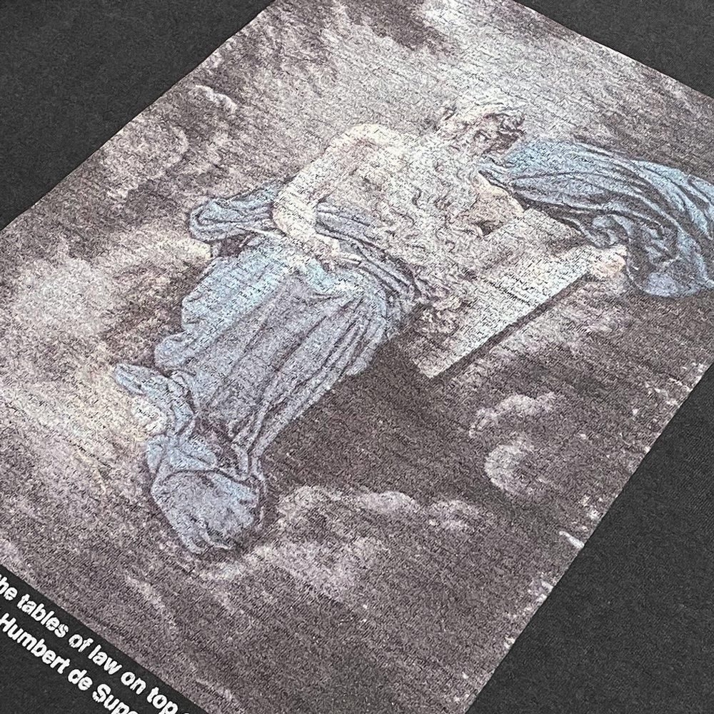 BLACK VINTAGE | S/S TEE ART PRINTING 003 / DEEP CHARCOAL