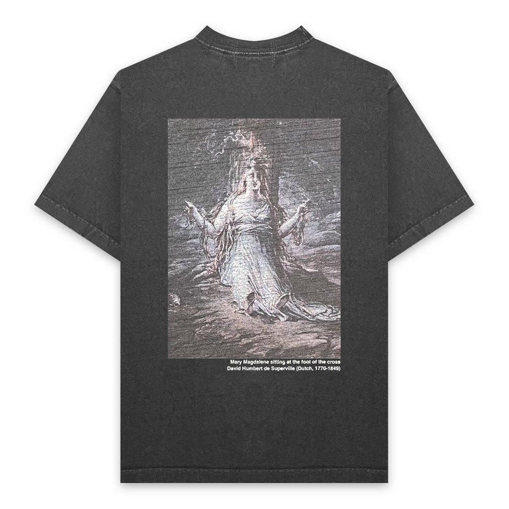 BLACK VINTAGE | S/S TEE ART PRINTING 004 / DEEP CHARCOAL