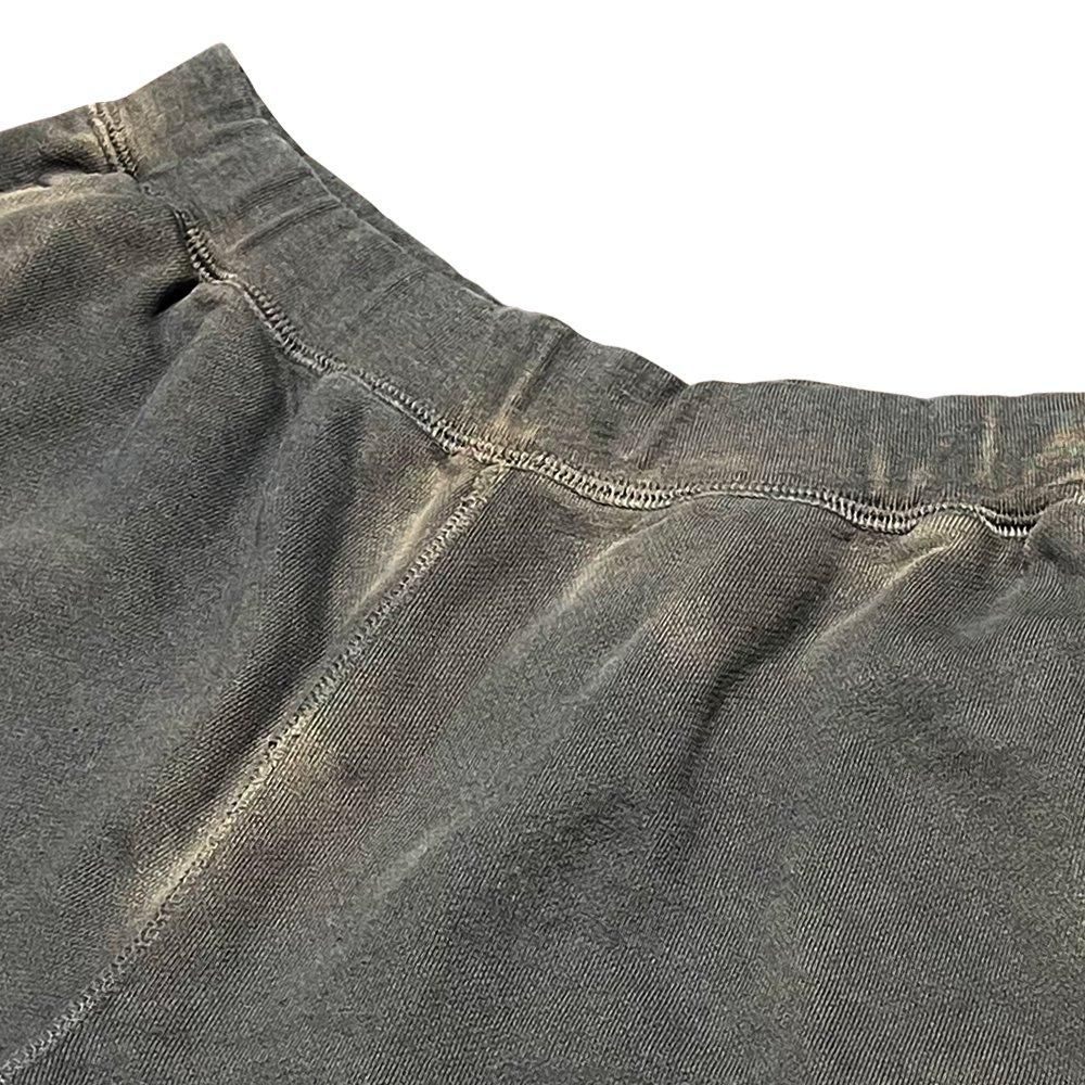 BLACK VINTAGE | SWEAT SHORTS BURNER PROCESSING / CHARCOAL