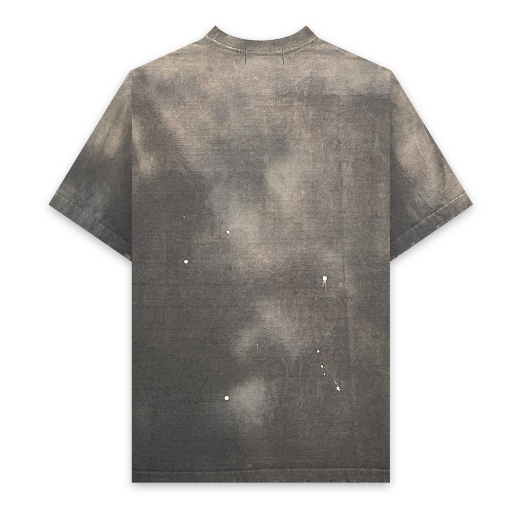 BLACK VINTAGE | S/S TEE DUST PAINTING / CHARCOAL