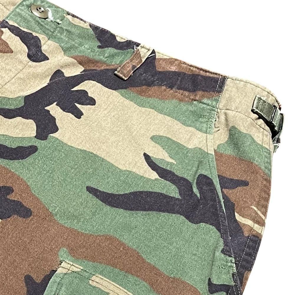 BLACK VINTAGE | CROPPED WIDE PANTS RE-WORKING / CAMO