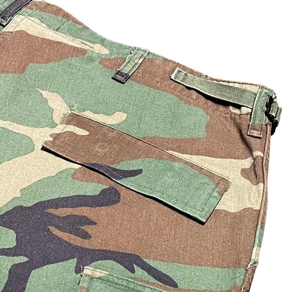 BLACK VINTAGE | CROPPED WIDE PANTS RE-WORKING / CAMO
