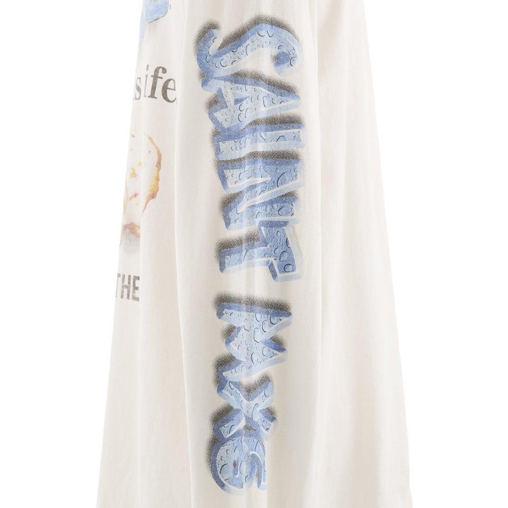 SAINT MXXXXXX | SA_LS TEE HEART CKIE / WHITE