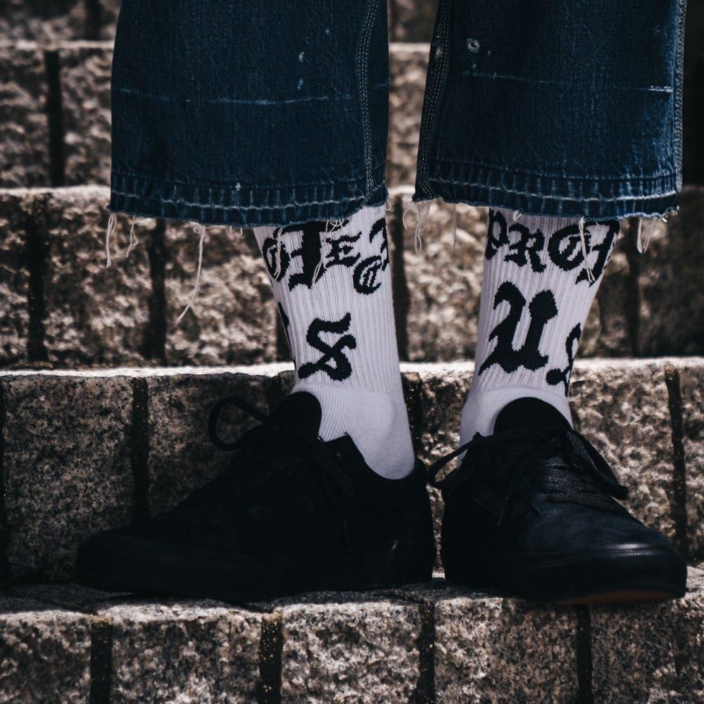 SAINT MXXXXXX | SOCKS SAINT PROTECT / WHITE