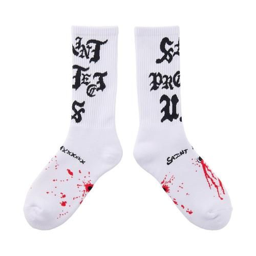 SAINT MXXXXXX | SOCKS SAINT PROTECT / WHITE