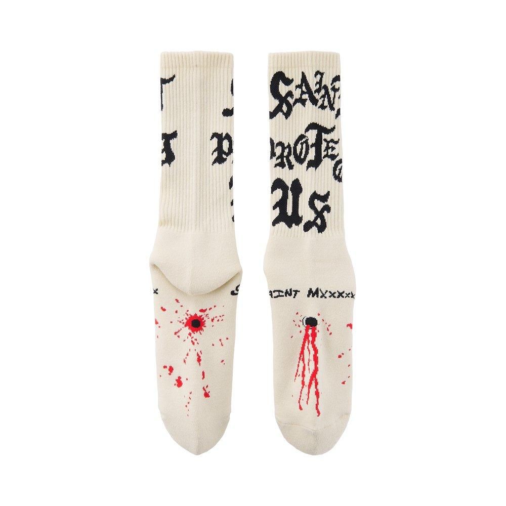 SAINT MXXXXXX | SOCKS SAINT PROTECT / ECRU