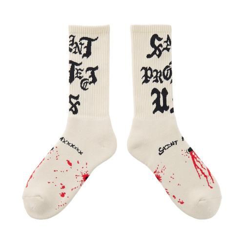 SAINT MXXXXXX | SOCKS SAINT PROTECT / ECRU