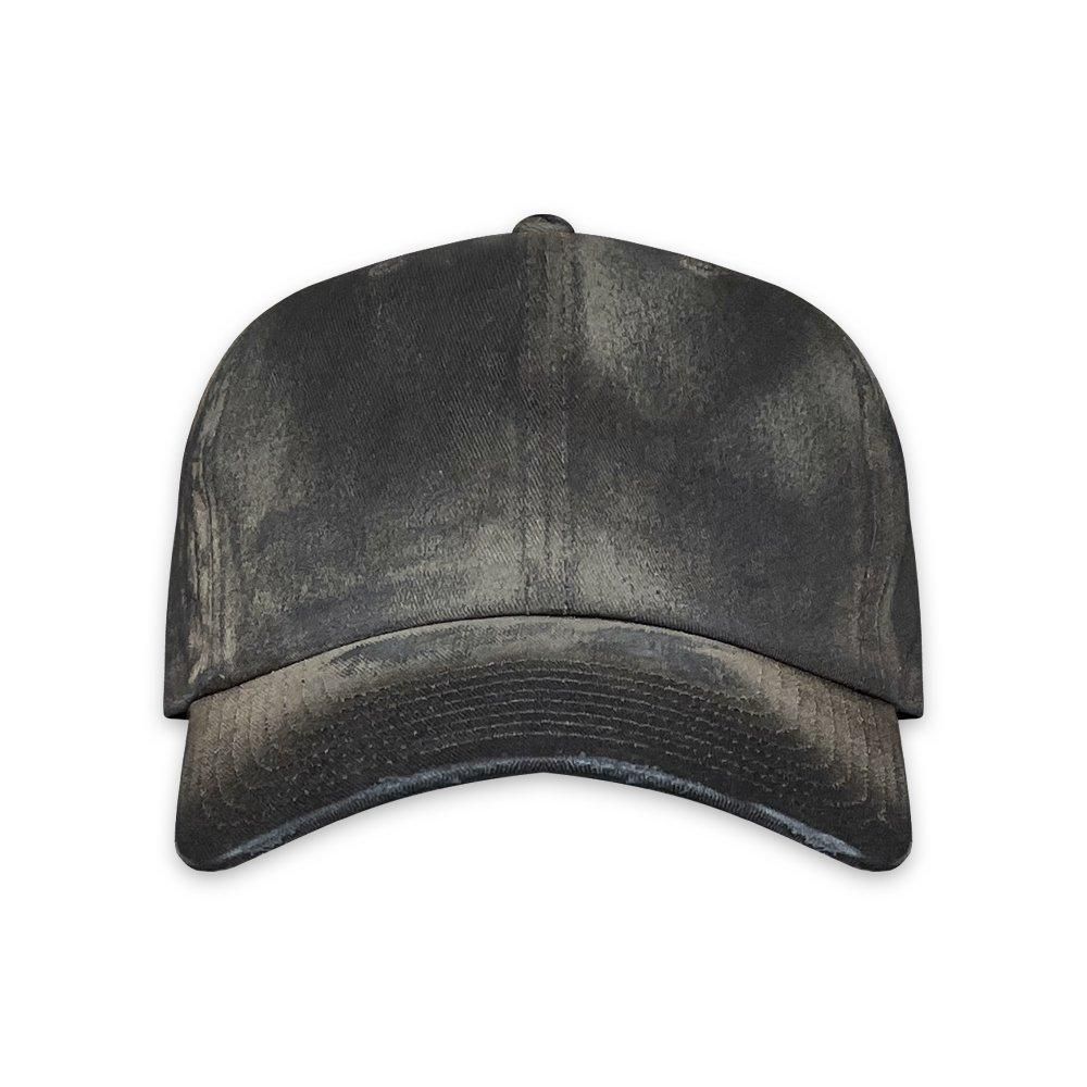 BLACK VINTAGE | BASEBALL CAP DUST PAINTING / BLACK