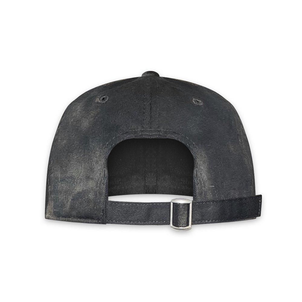 BLACK VINTAGE | BASEBALL CAP DUST PAINTING / BLACK