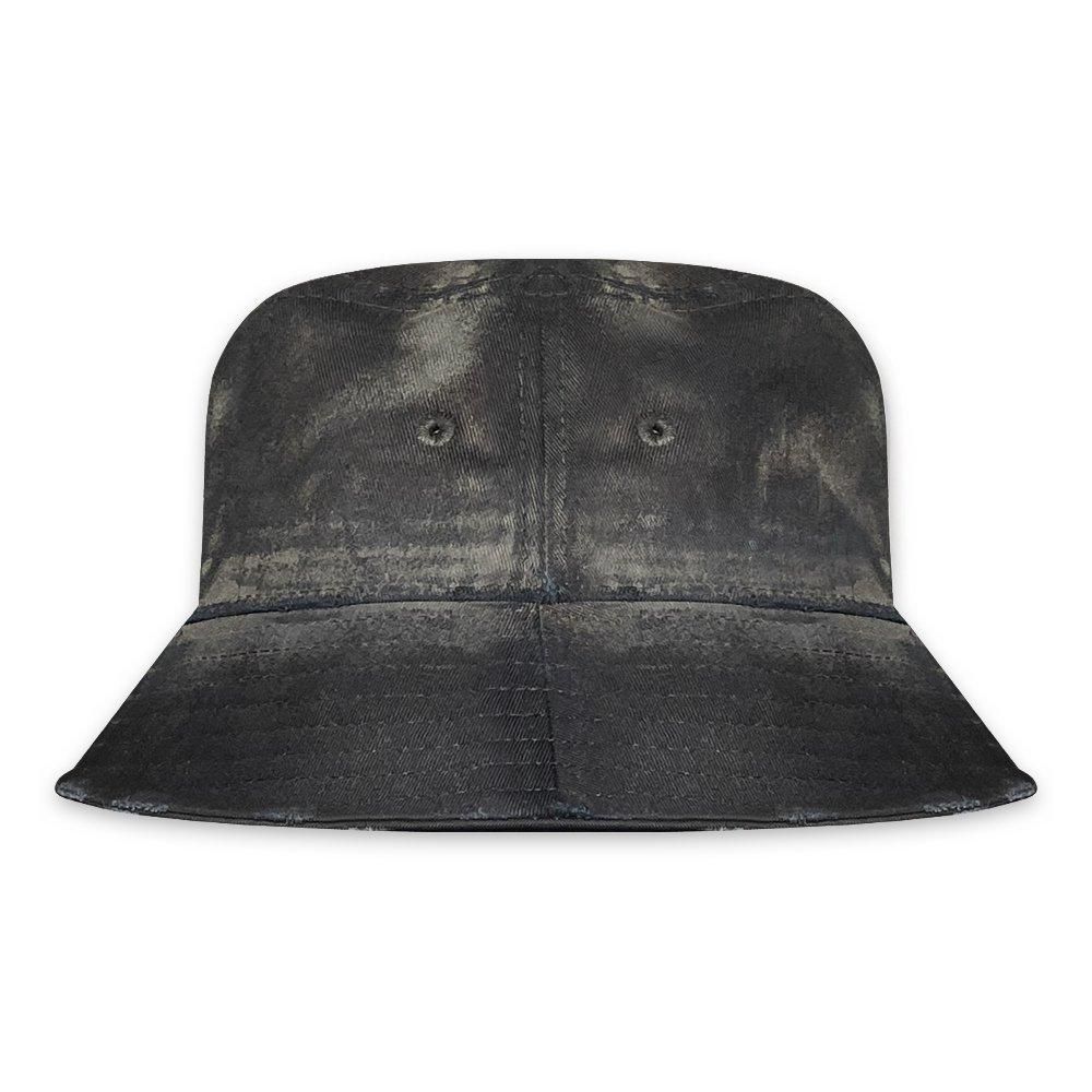 BLACK VINTAGE | BUCKET HAT DUST PAINTING / BLACK