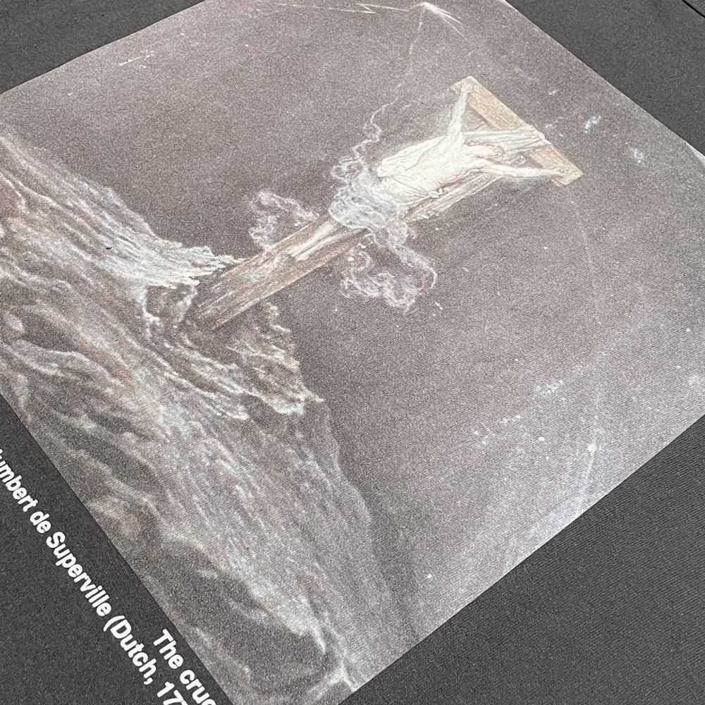 BLACK VINTAGE | S/S TEE ART PRINTING 007 / CHARCOAL