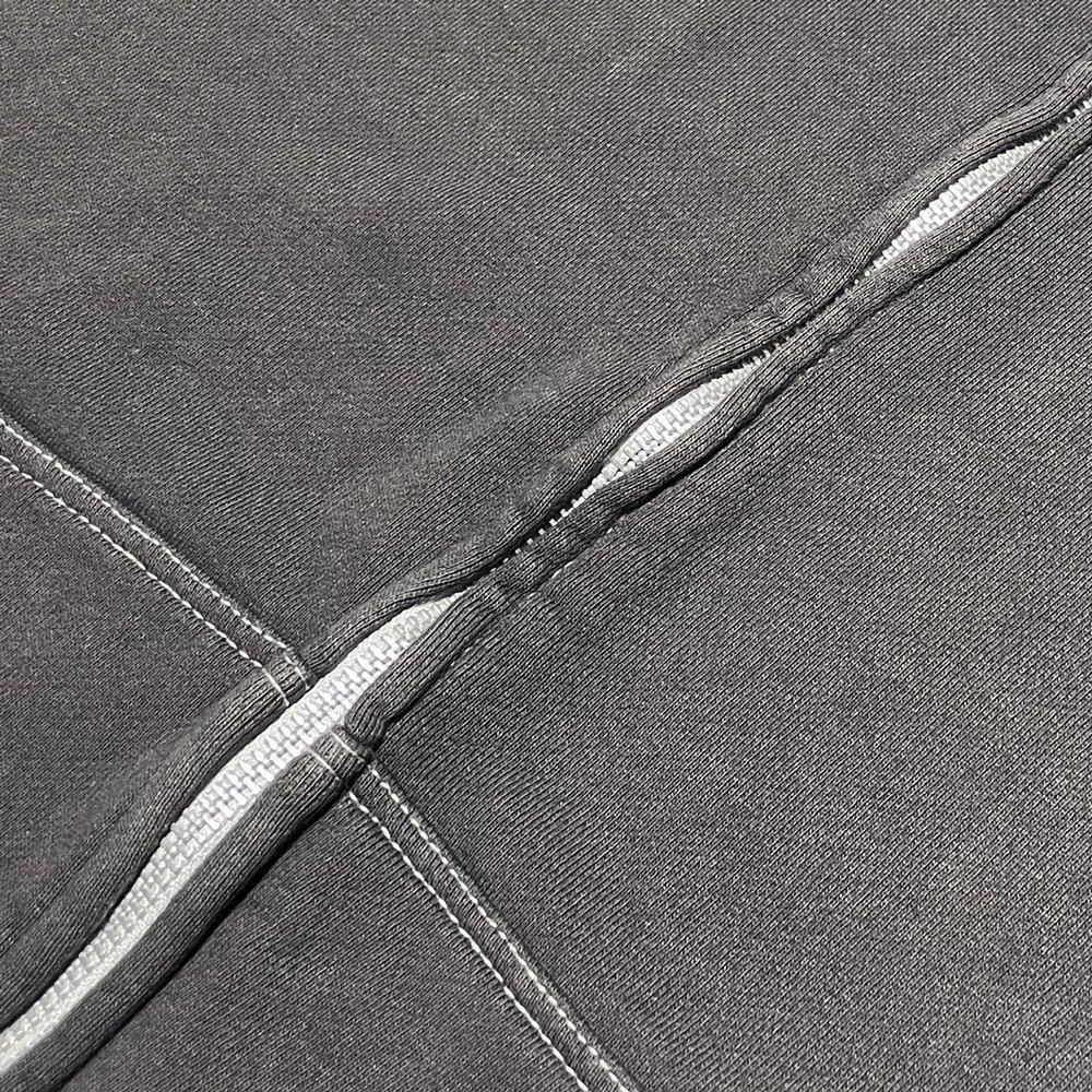BLACK VINTAGE | ZIP HOODIE VINTAGE DYEING / CHARCOAL