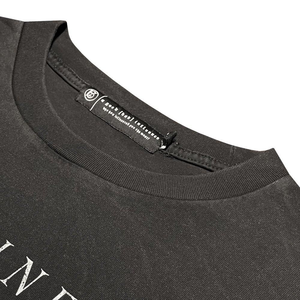 A GOOD BAD INFLUENCE |  ZEPP SKULL FACE LONG SLEEVE T-SHIRT / BLACK