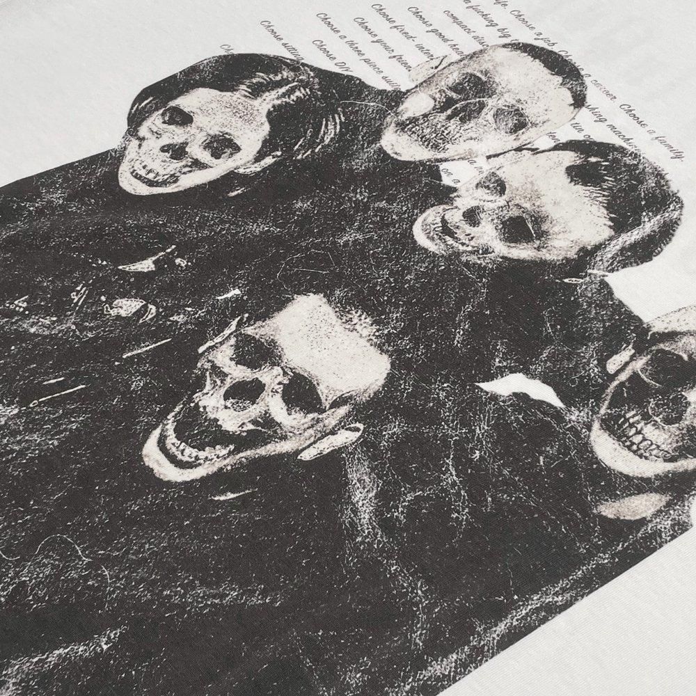 A GOOD BAD INFLUENCE |  CHOOSE LIFE LONG SLEEVE T-SHIRT / WHITE
