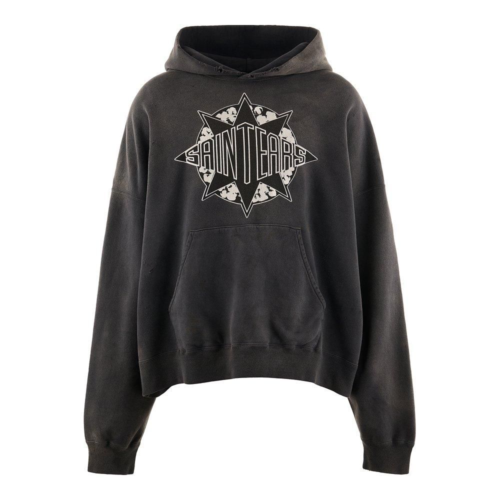 SAINT MXXXXXX | DT_HOODIE ST TEARS / BLACK