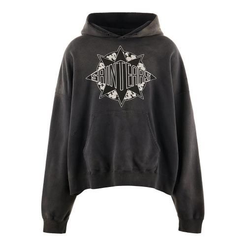 SAINT MXXXXXX | DT_HOODIE ST TEARS / BLACK