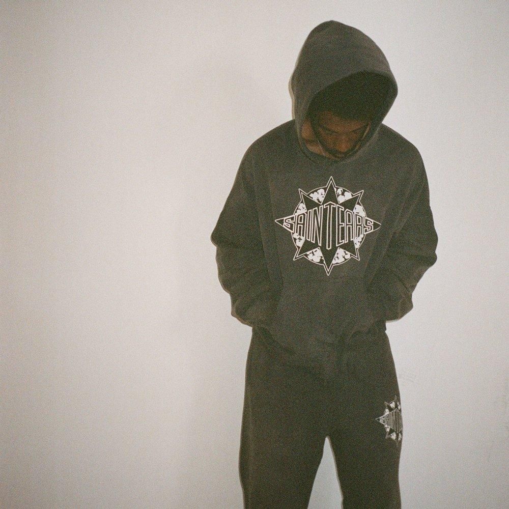 SAINT MXXXXXX | DT_SWEAT PANTS ST TEARS / BLACK