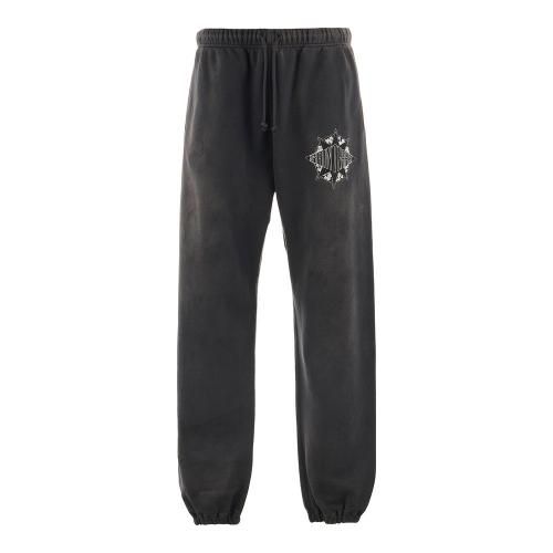 SAINT MXXXXXX | DT_SWEAT PANTS ST TEARS / BLACK