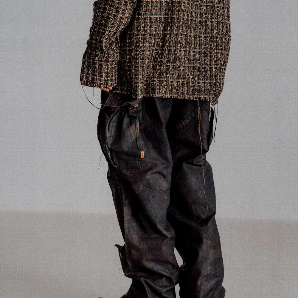 お歳暮 人気 WAX CAMO - 商品ページ INNOCENCE(イノセンス) PANTS BLACK / パンツ
