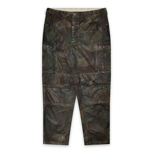 INNOCENCE | CAMO WAX PANTS / BLACK