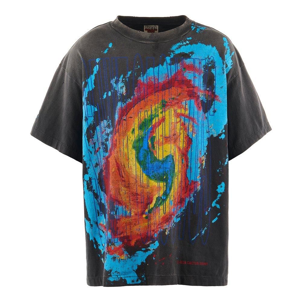 SAINT MXXXXXX | CP_SS TEE ANGRY LOVE GOD / BLACK