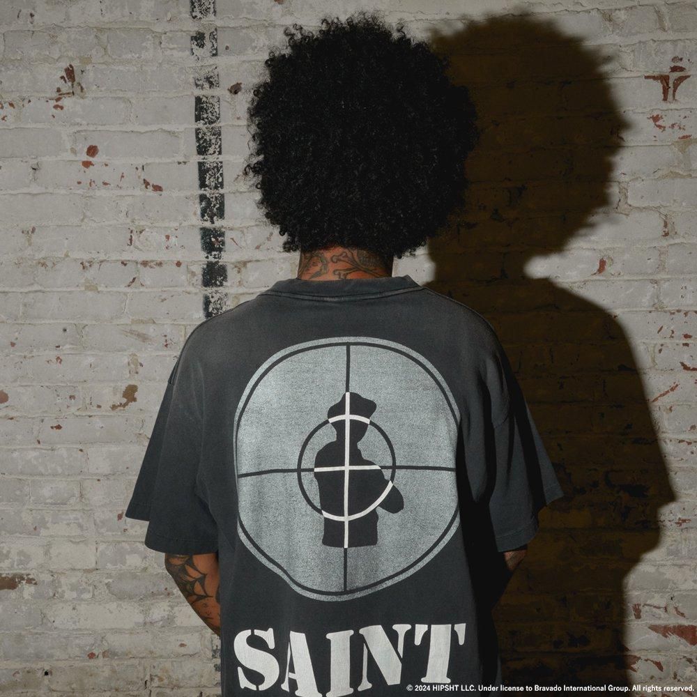 SAINT MXXXXXX | PE_SS TEE SAINT ENEMY / BLACK