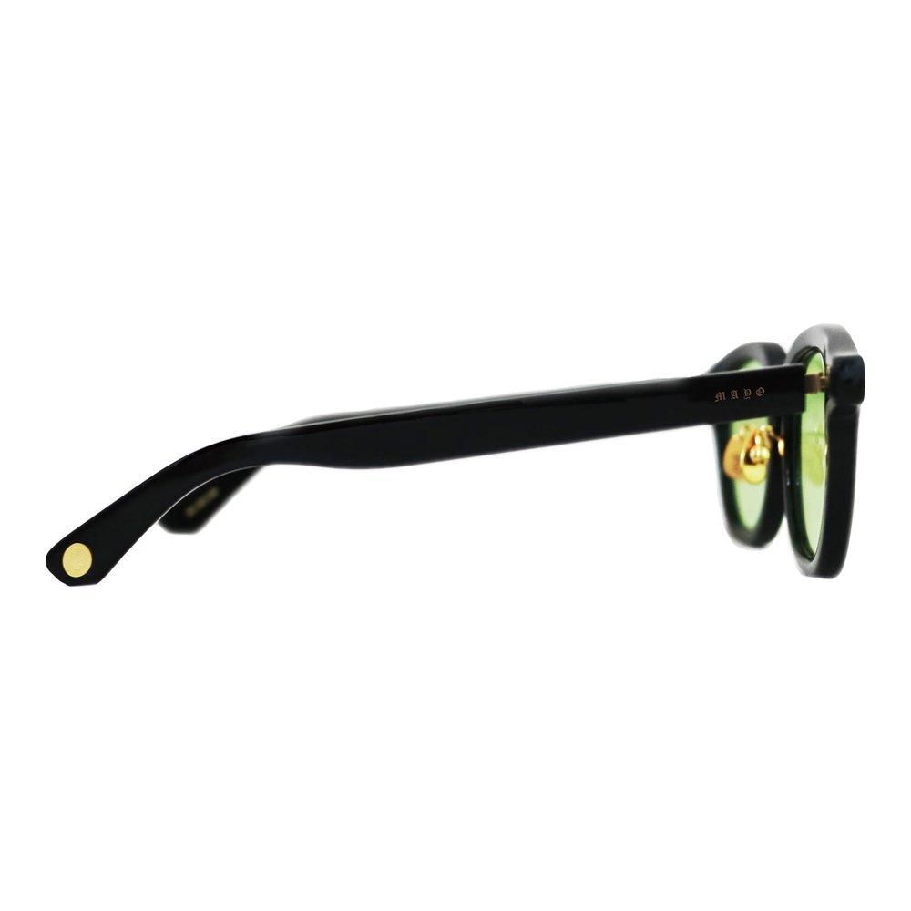 MAYO | WAYFARER SUNGLASSES / BLACK X GREEN
