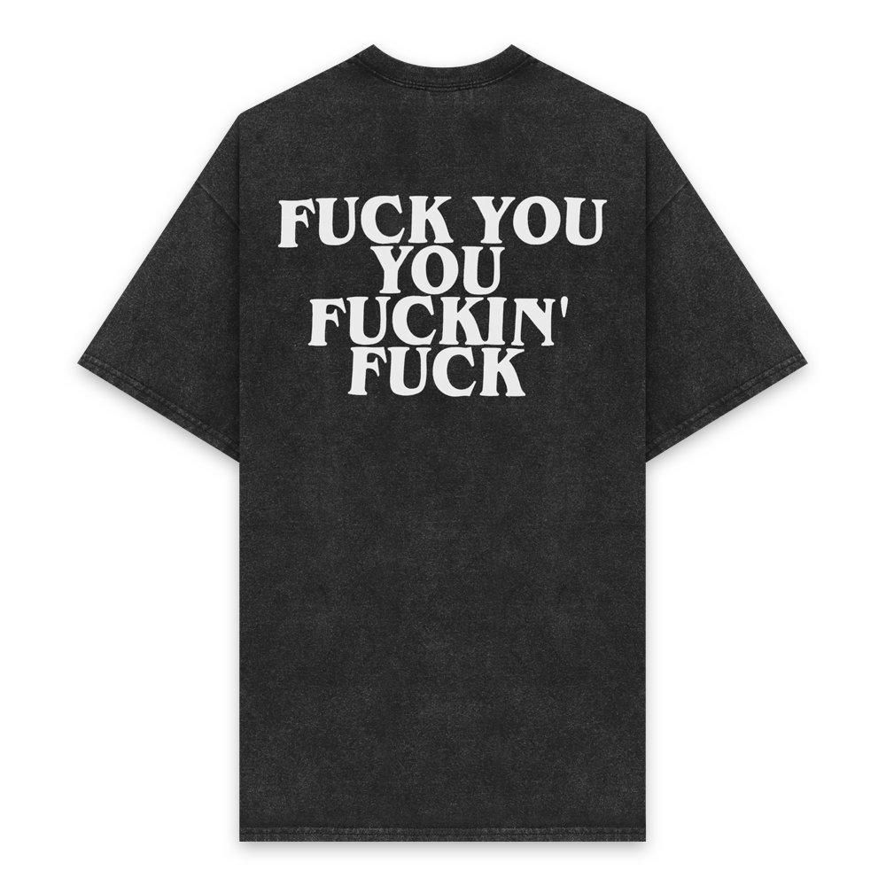 MAYO | FUCKIN FUCK SHORT SLEEVE TEE / FADE BLACK