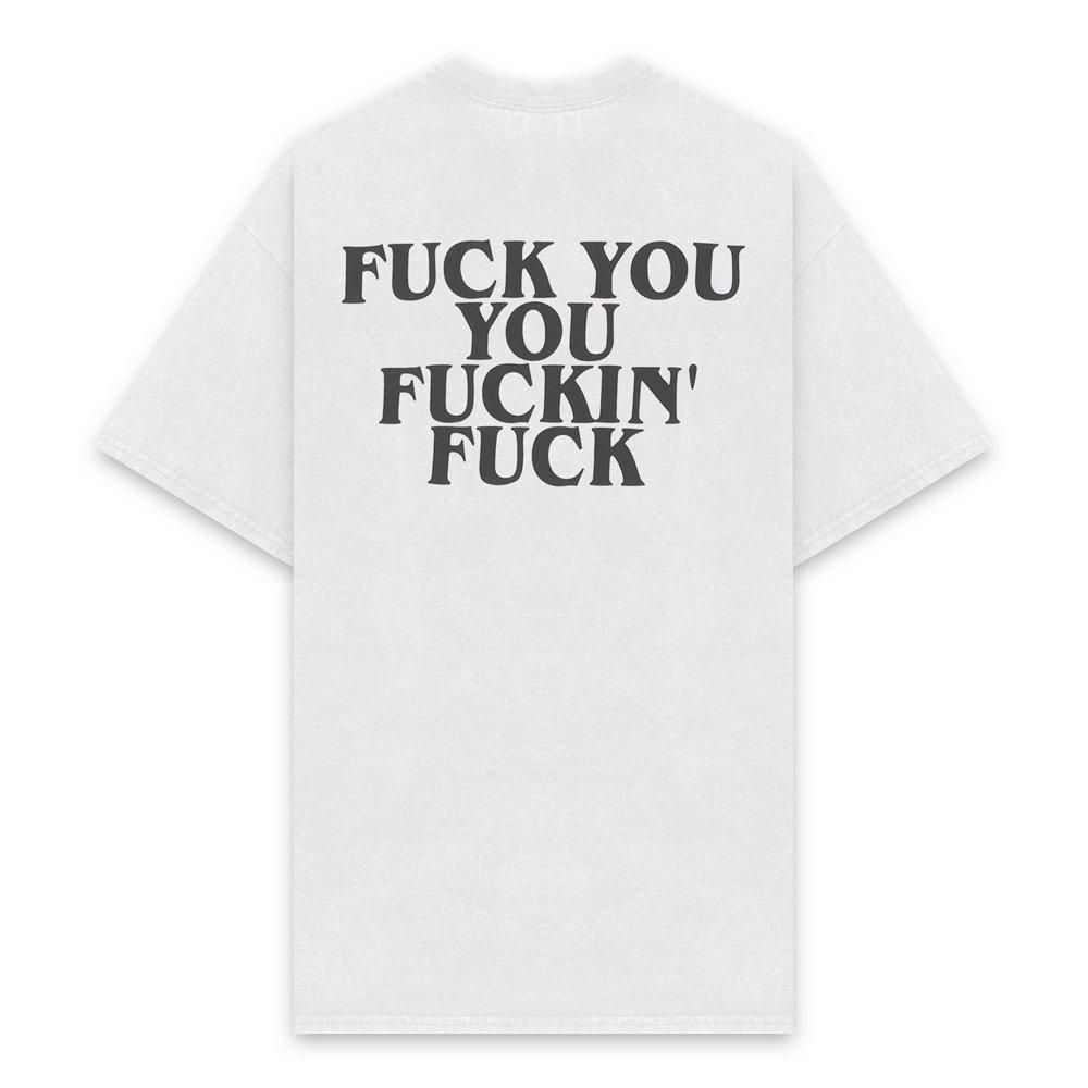 MAYO | FUCKIN FUCK SHORT SLEEVE TEE / WHITE