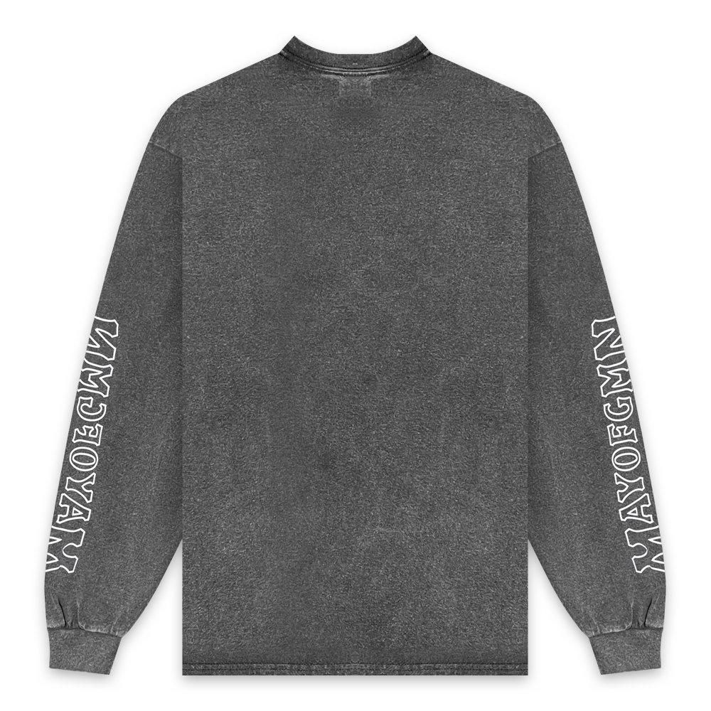 MAYO | BRAIN LONG SLEEVE TEE / FADE BLACK
