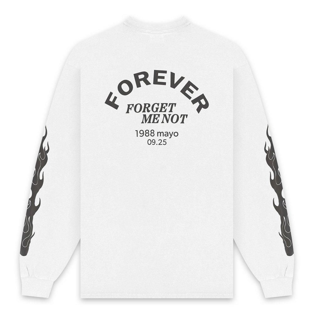 MAYO | GOD CREATED LONG SLEEVE TEE / WHITE