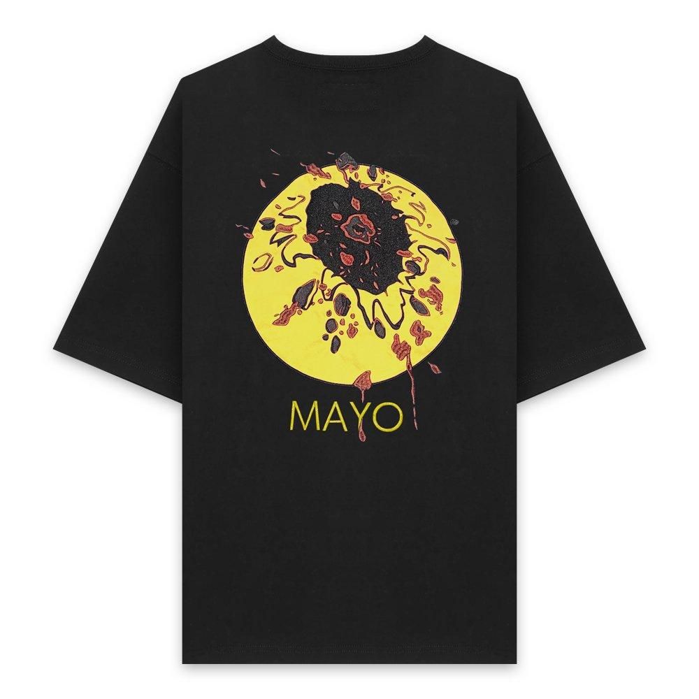 MAYO | HEAD SHOT EMBROIDERY SHORT SLEEVE TEE / BLACK