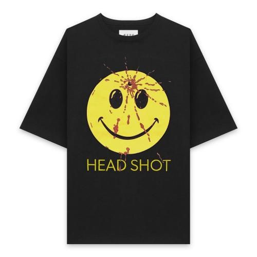 MAYO | HEAD SHOT EMBROIDERY SHORT SLEEVE TEE / BLACK