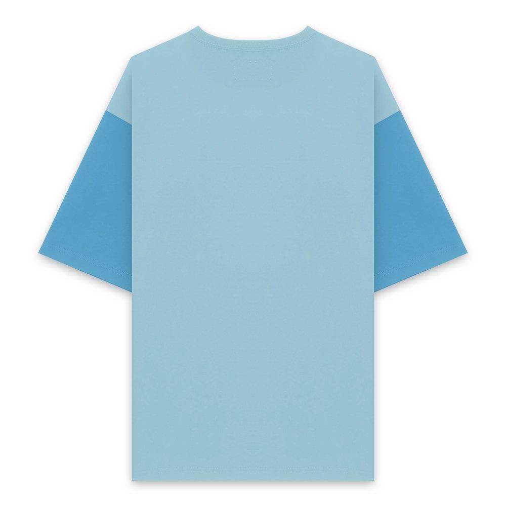 MAYO | FORGET ME NOT MAYO EMBROIDERY SHORT SLEEVE TEE / BLUE