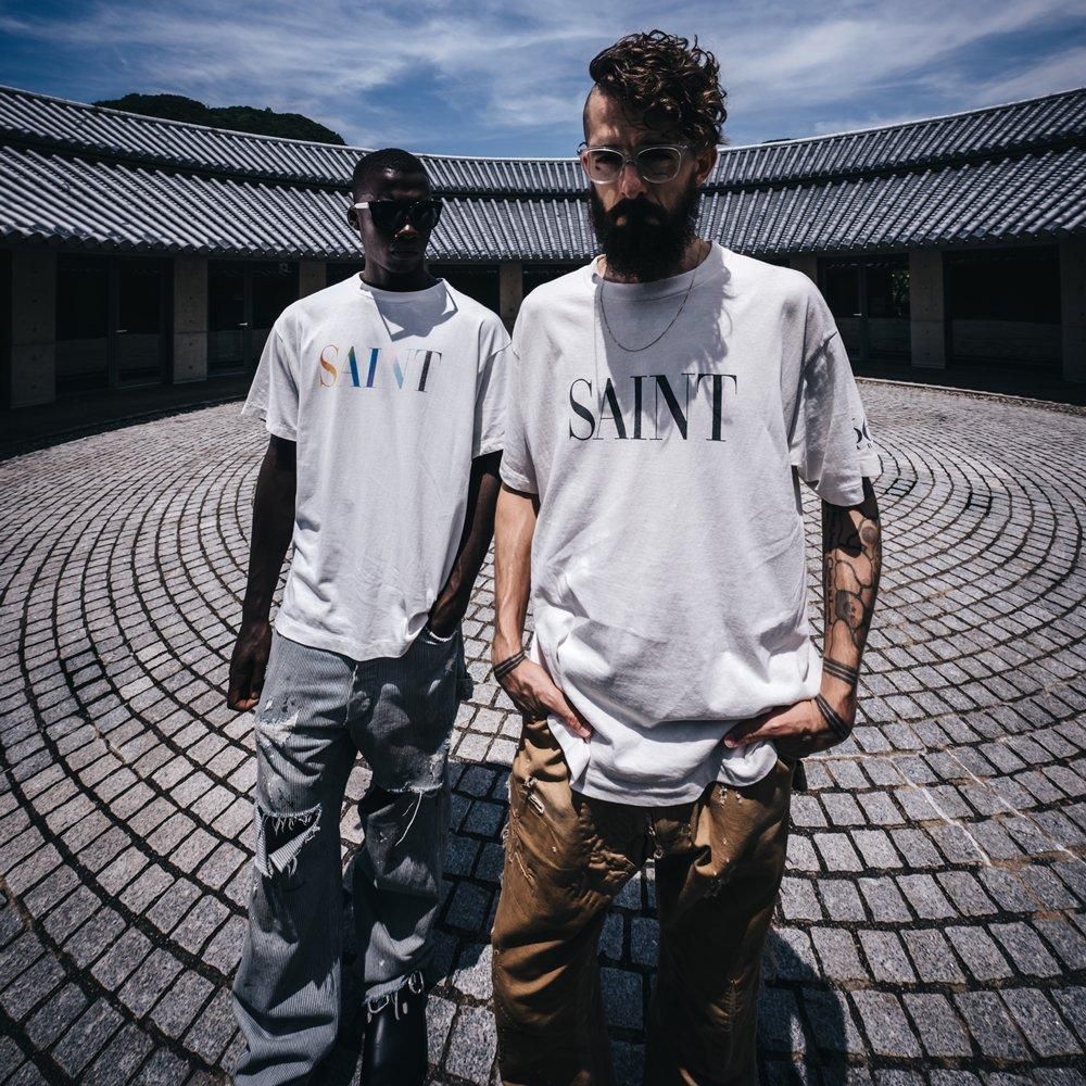 SAINT MXXXXXX | SS TEE RAINBOW SAINT / WHITE