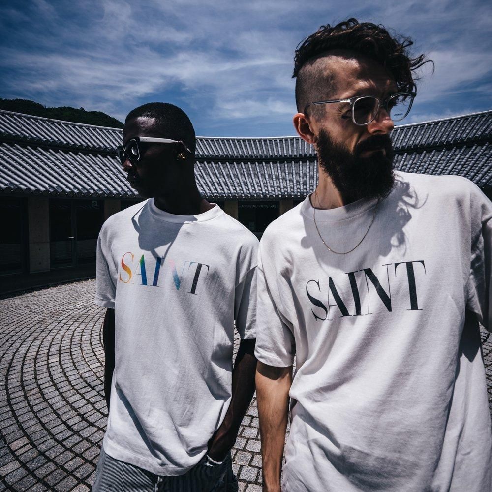 SAINT MXXXXXX | SS TEE RAINBOW SAINT / WHITE