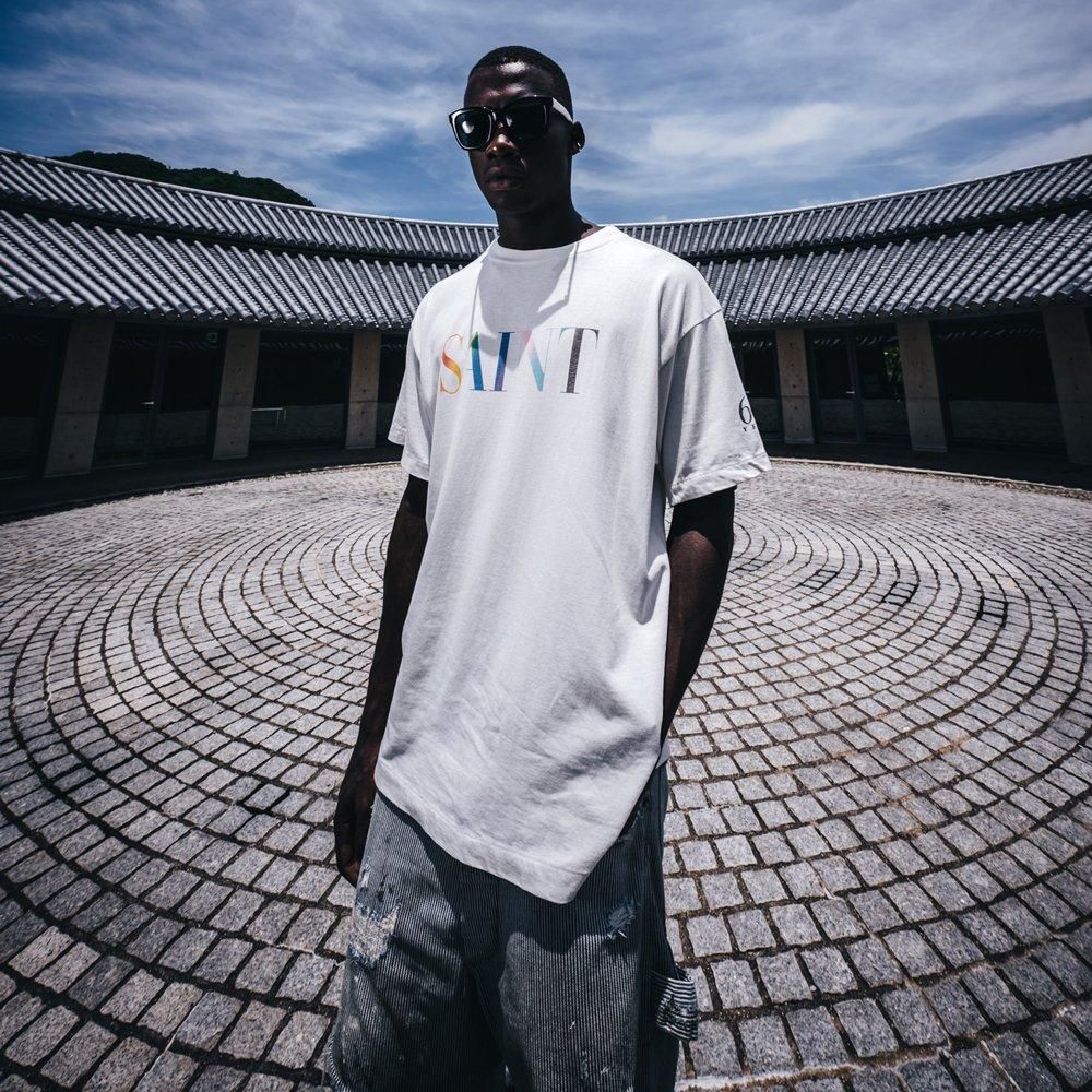 SAINT MXXXXXX | SS TEE RAINBOW SAINT / WHITE