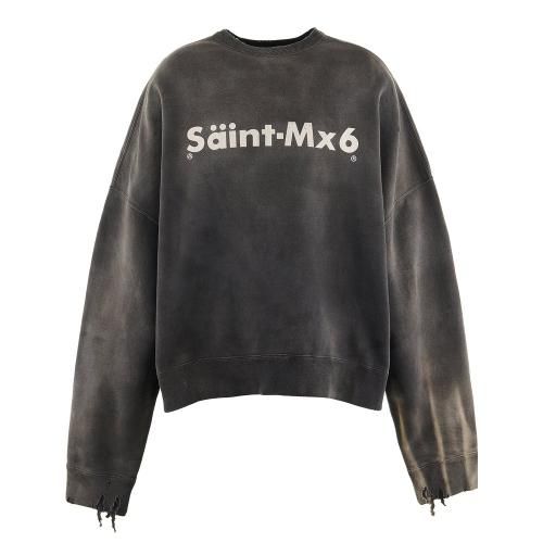 SAINT MXXXXXX | CREW NECK SWEAT SHIRT CHAOS / CHARKOAL