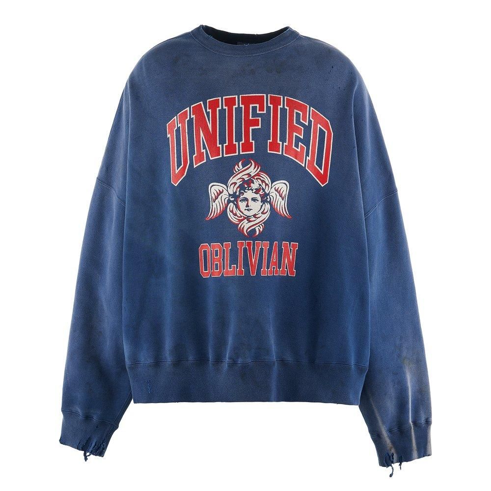 SAINT MXXXXXX | CREW NECK SWEAT SHIRT UNIFIED / NAVY